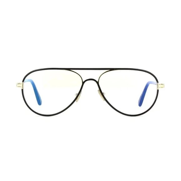 NEW TOM FORD FT5897-B /S 001 EYEGLASSES TF5897-B 001 BLACK MEN AVIATOR EYEWEAR - Picture 2 of 3